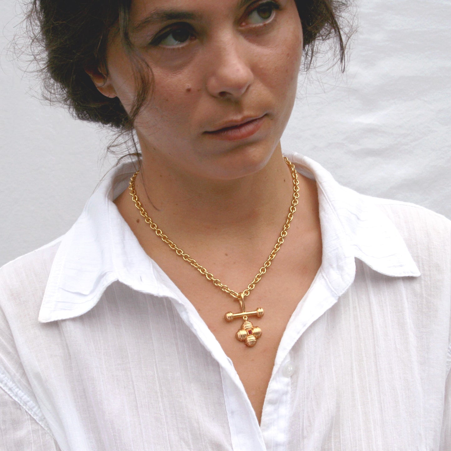 The Fresco Bloom Choker with Rubies