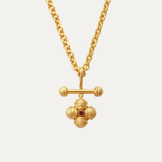 The Fresco Bloom Choker with Rubies